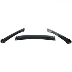 Frontspoilerläpp blanksvart för Seat Leon 5F Cupra 2012–2020 - 8