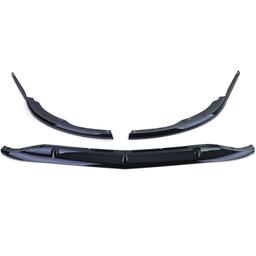 Frontspoilerläpp blanksvart för Mercedes C-klass W205/S205 2014–2018 - 8