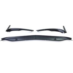 Frontspoilerläpp blanksvart för Mercedes C-klass W205/S205 2014–2018 - 9