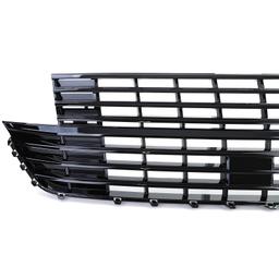 Blanksvart sportgrill utan emblem till VW Bus T6.1 från 2019 - 5