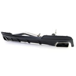 Diffusor med avgasändrör mattsvart för BMW F10 F11 520 525 528 530 - 4