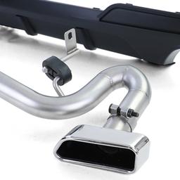 Diffusor med avgasändrör mattsvart för BMW F10 F11 520 525 528 530 - 6