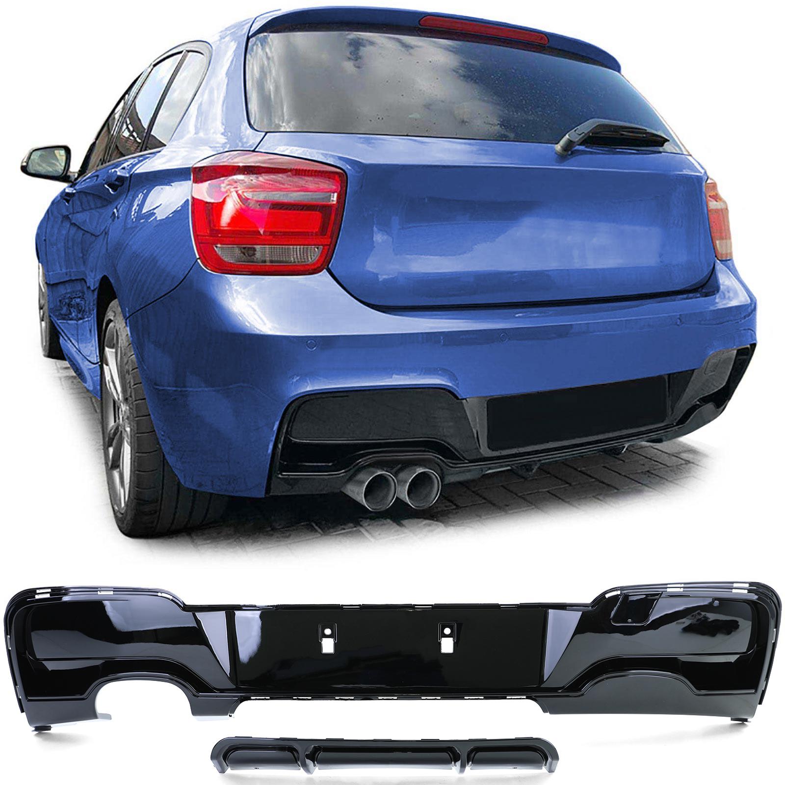 Diffusor blanksvart för BMW 1-Serie F20 F21 120 125 2011-2015