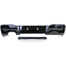 Diffusor blanksvart för BMW 1-Serie F20 F21 120 125 2011-2015 - 2