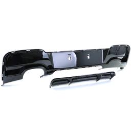 Diffusor blanksvart för BMW 1-Serie F20 F21 120 125 2011-2015 - 3