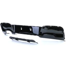 Diffusor blanksvart för BMW 1-Serie F20 F21 120 125 2011-2015 - 4
