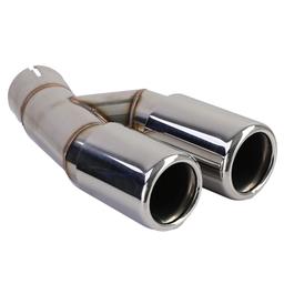 Diffusor med avgasändrör mattsvart för BMW F30 F31 316 318 320 - 6