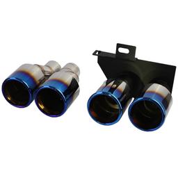 Diffusor mattsvart till BMW 5-serie F10/F11 2010-2017, 520i/d, 523i, 525d, 528i och 530i/d, med M-paket - 6
