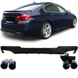 Diffusor mattsvart till BMW 5-serie F10/F11 2010-2017, 520i/d, 523i, 525d, 528i och 530i/d, med M-paket
