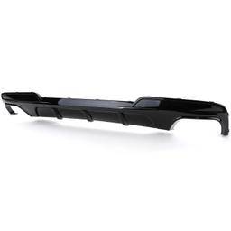 Diffusor med avgasändrör kolfiberlook för BMW F10 F11 520 523 525 528 530 - 5