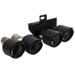 Diffusor med avgasändrör kolfiberlook för BMW F10 F11 520 523 525 528 530 - 7