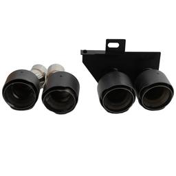 Diffusor med avgasändrör kolfiberlook för BMW F10 F11 520 523 525 528 530 - 8