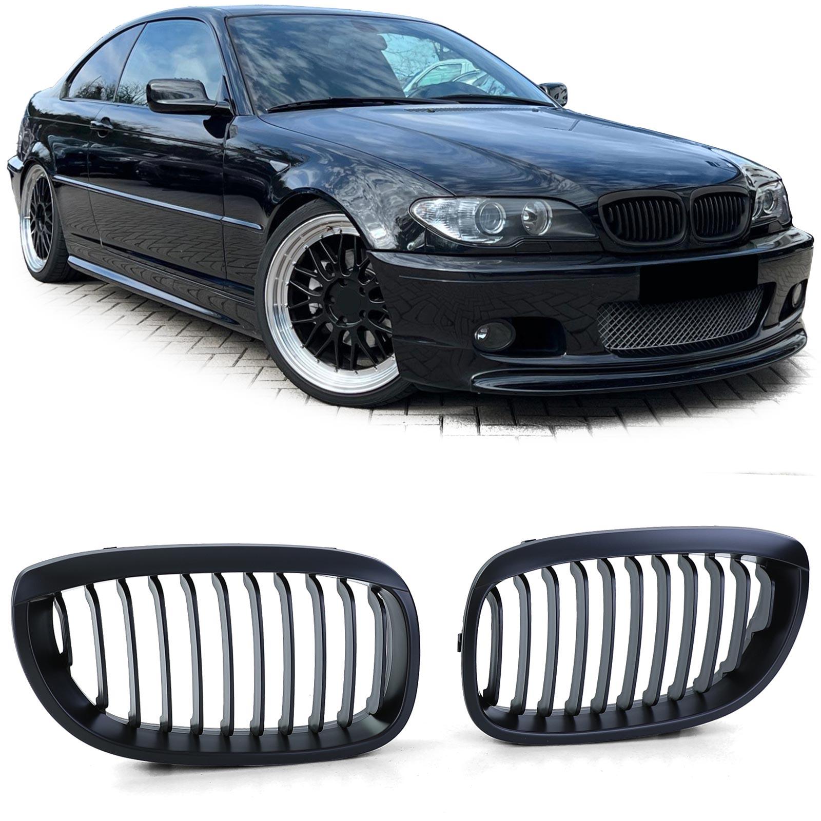 Sportgrill Performance-design matt till BMW 3-serie E46 Coupe Cabrio 2003-2007