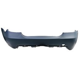 Bakstötfångare med diffusor blanksvart för BMW E60 sedan 2003-2007 - 3