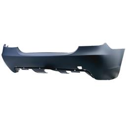 Bakstötfångare med diffusor blanksvart för BMW E60 sedan 2003-2007 - 4