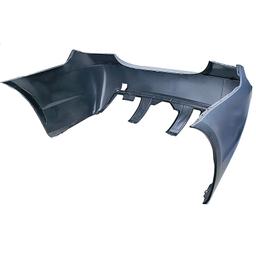 Bakstötfångare med diffusor blanksvart för BMW E60 sedan 2003-2007 - 6