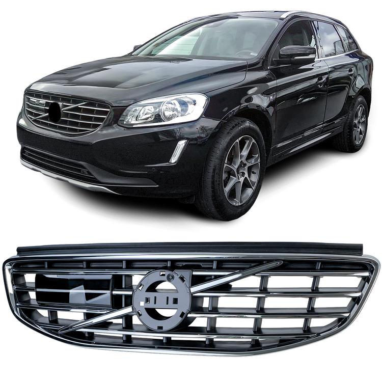 Frontgrill svart/krom som passar Volvo XC60 I Facelift 2013-2017