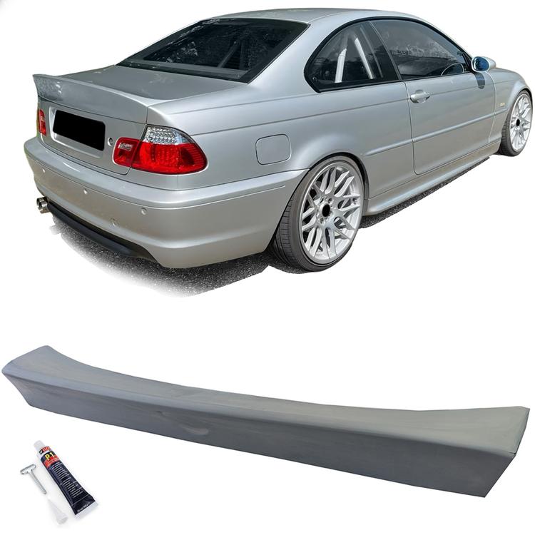 Bagspoiler grundet til BMW 3-serie E46 Coupé 1999-2006