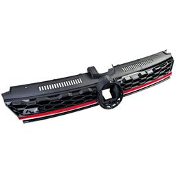 Frontgrill blanksvart till VW Golf 7 GTI Facelift 2017-2020 - 5