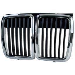Njurar sportutförande svart/krom till BMW 3-Serie E30 1982-1994 - 2