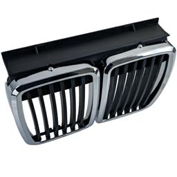 Njurar sportutförande svart/krom till BMW 3-Serie E30 1982-1994 - 5