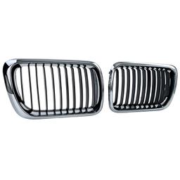 Njurar sportutförande svart/krom till BMW 3-Serie E36 Facelift 1996-2000 - 4