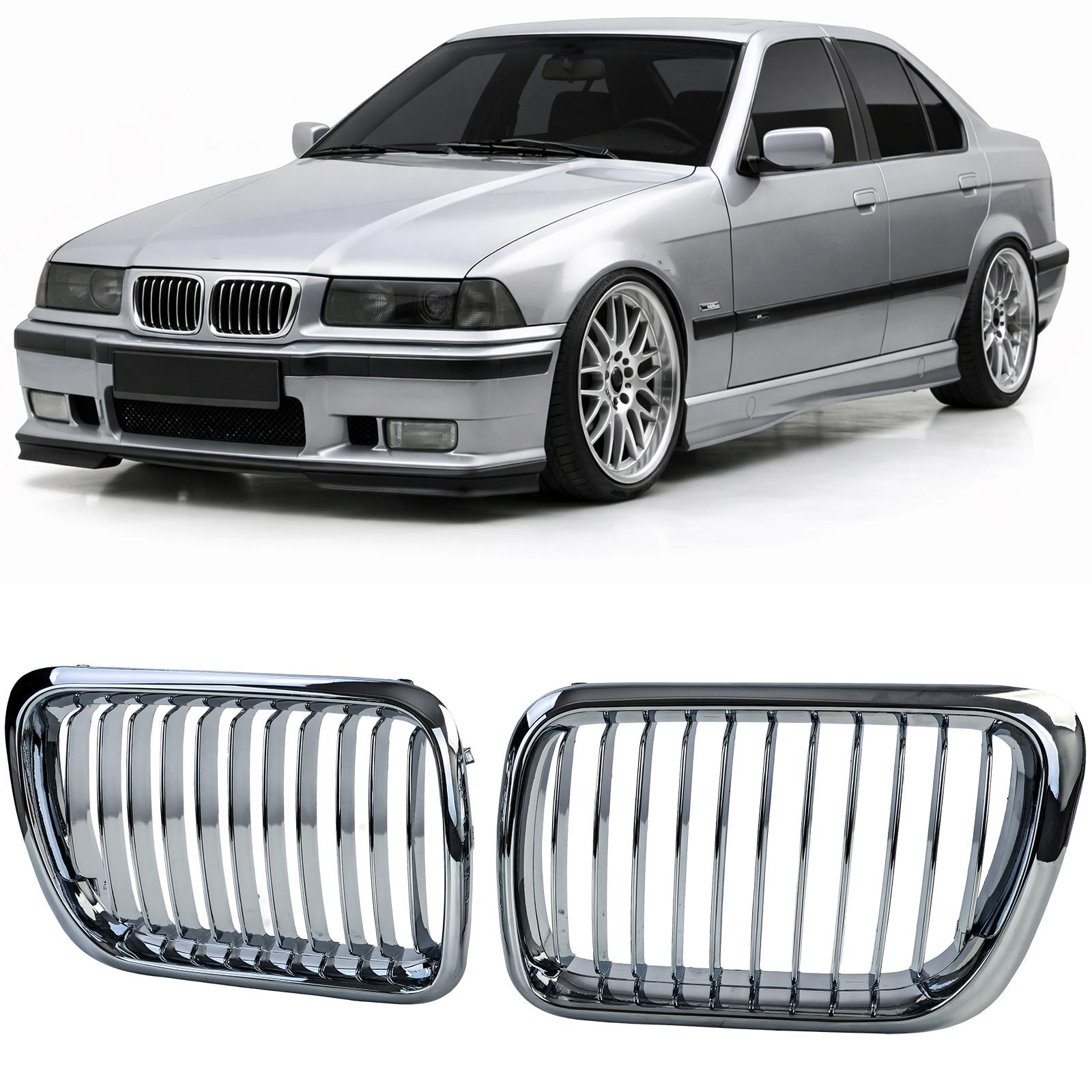Njurar sportutförande krom till BMW 3-Serie E36 Facelift 1996-2000