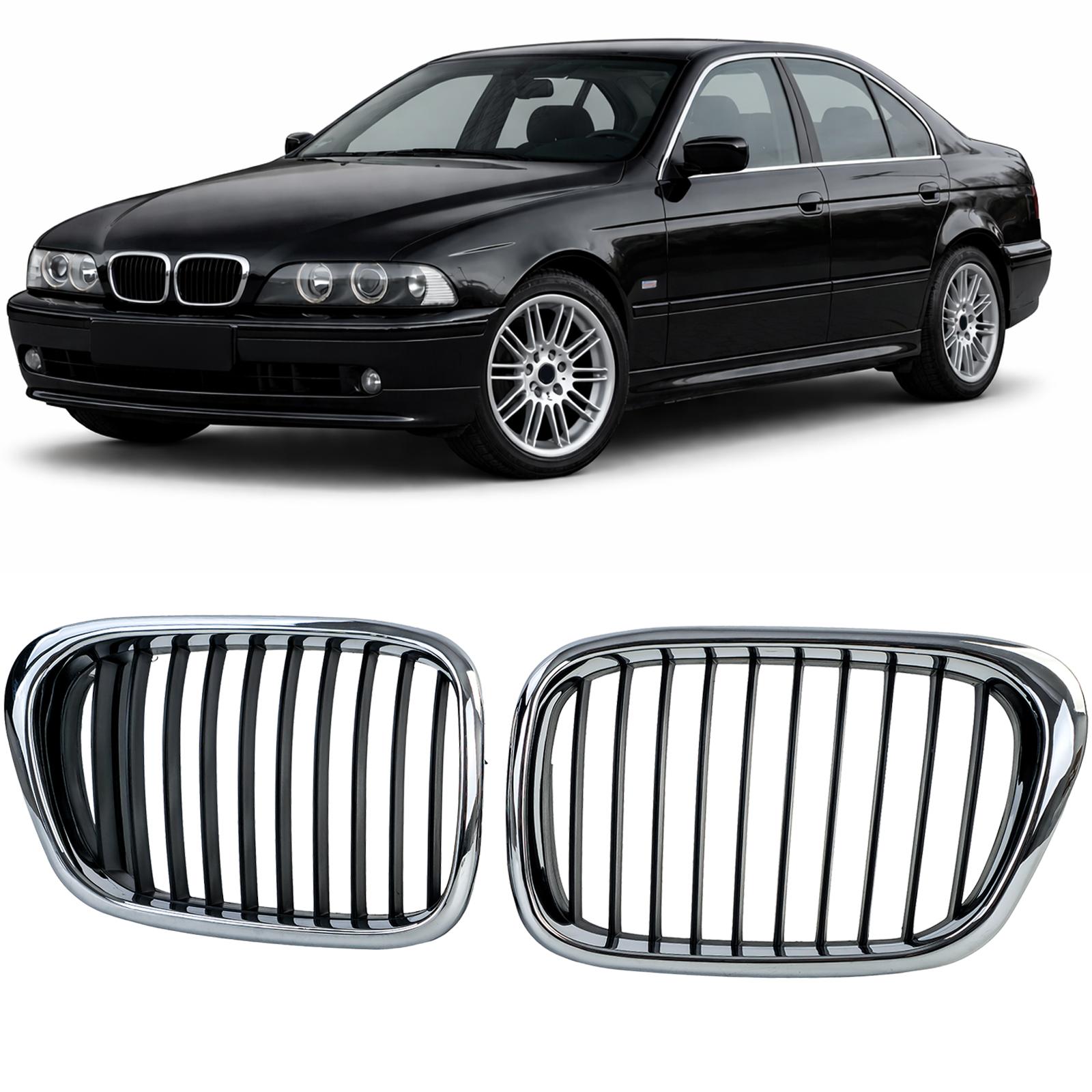 Njurar sportutförande svart/krom till BMW 5-Serie E39 1995-2003