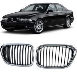 Njurar sportutförande svart/krom till BMW 5-Serie E39 1995-2003
