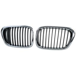 Njurar sportutförande svart/krom till BMW 5-Serie E39 1995-2003 - 2
