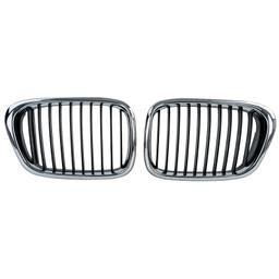 Njurar sportutförande svart/krom till BMW 5-Serie E39 1995-2003 - 3