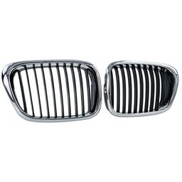 Njurar sportutförande svart/krom till BMW 5-Serie E39 1995-2003 - 4