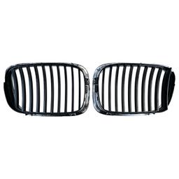 Njurar sportutförande svart/krom till BMW 5-Serie E39 1995-2003 - 6