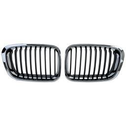 Njurar sportutförande svart/krom till BMW 3-Serie E46 före facelift 1998-2001 - 3