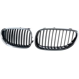 Njurar sportutförande svart/krom till BMW 5-Serie E60 E61 2003-2010 - 2