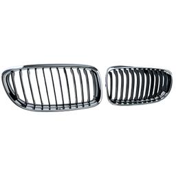 Njurar sportutförande svart/krom till BMW 3-Serie E90 E91 2008-2012 - 4