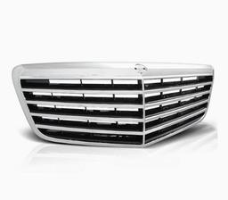 Kromad grill för Mercedes W211 2006-2009