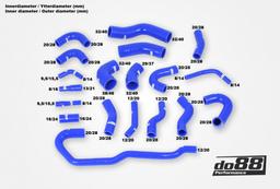do88 Audi RS6 C5 2002-2004 Kylarslangar Svart