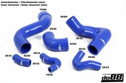 do88 Audi A4 01-08 / Seat Exeo 09-10 1.8T Tryckslangar Svart