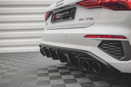 Maxton Design Diffusor Plus Exhaust Ends Imitation Audi A3 S-line Sportback 8Y