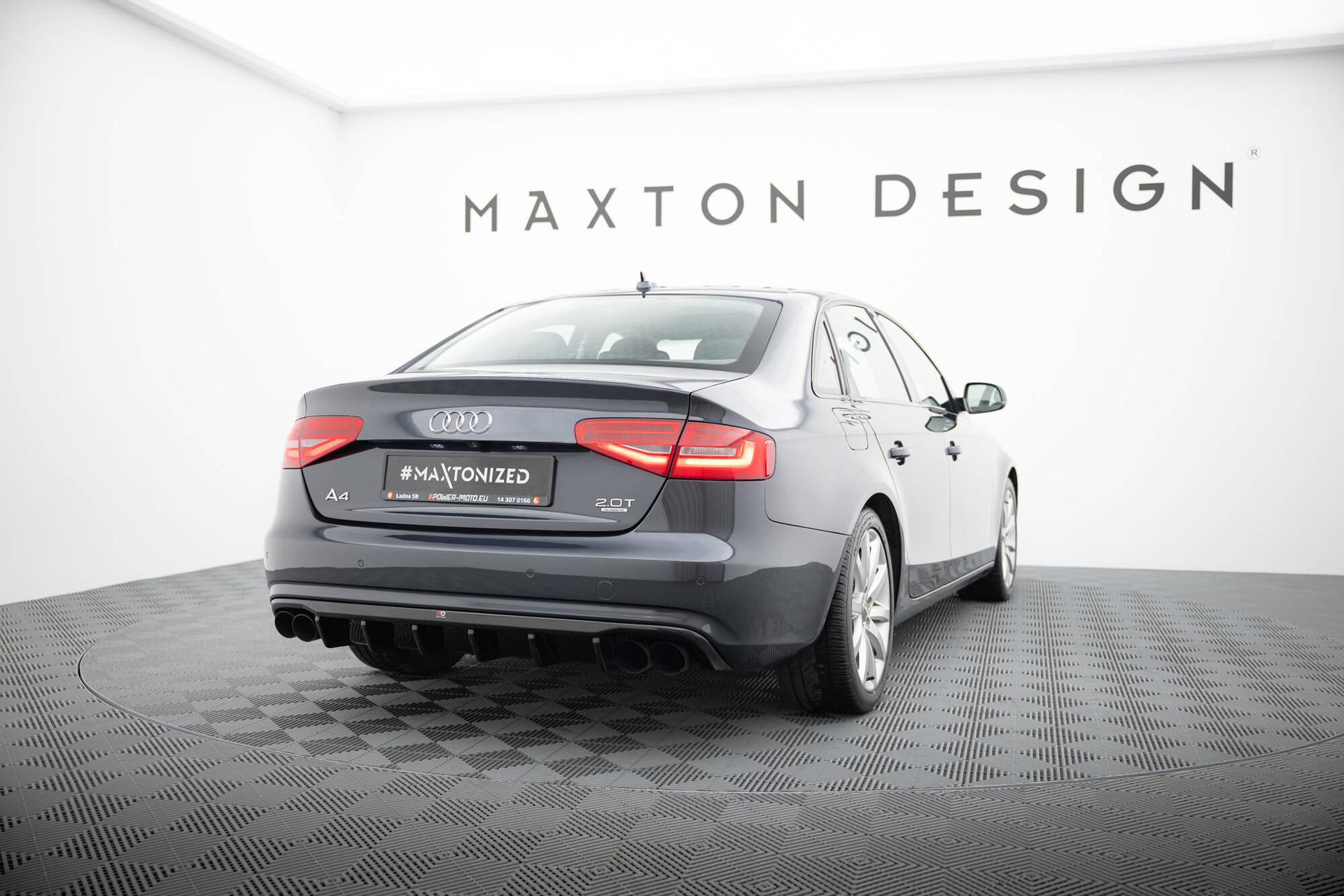 Maxton Design Diffuser Audi A4 B8 Facelift (version With Dual Exhausts ON Both Sides)