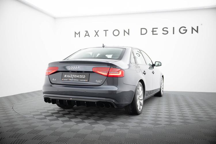 Maxton Design Diffuser Audi A4 B8 Facelift (version With Dual Exhausts ON Both Sides)
