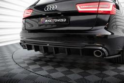 Maxton Design Diffuser Audi A6 Avant C7 (version With Single Exhausts ON Both Sides)
