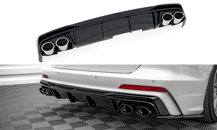 Maxton Design Diffuusori Plus Exhaust Ends Imitation Audi A6 S-line / S6 C8 / C8 Facelift
