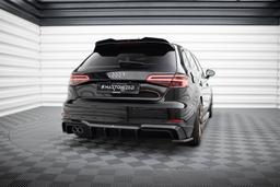 Maxton Design Diffuser Audi A3 S-line Sportback 8V Facelift (version With Dual Exhausts ON ONE Side)