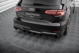 Maxton Design Diffuser Audi A3 S-line Sportback 8V Facelift (version With Dual Exhausts ON ONE Side)