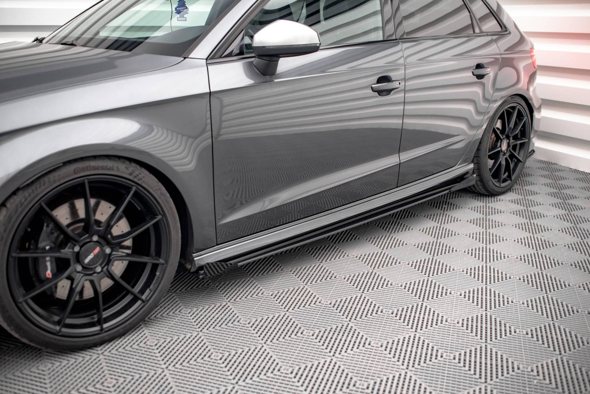 Maxton Design Sideskjørt Street Pro Audi S3 / A3 S-line Sportback 8V Facelift