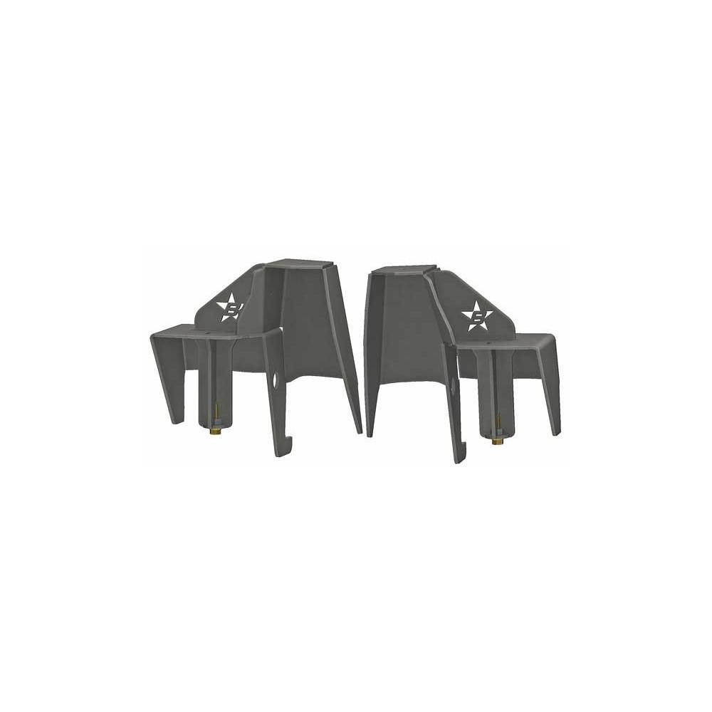Fjäder- och stötdämparfästen för ram Barnes 4WD för Jeep Wrangler TJ 1997-2006 m.fl.