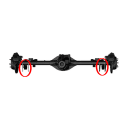 Fästen för nedre bakre länkarm på axel Barnes 4WD för Jeep Grand Cherokee WJ/WG 1999-2004 - 2