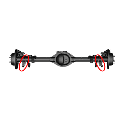 Bakre axel stötdämpare fäste Barnes 4WD för Jeep Grand Cherokee WJ/WG 1999-2004 - 2